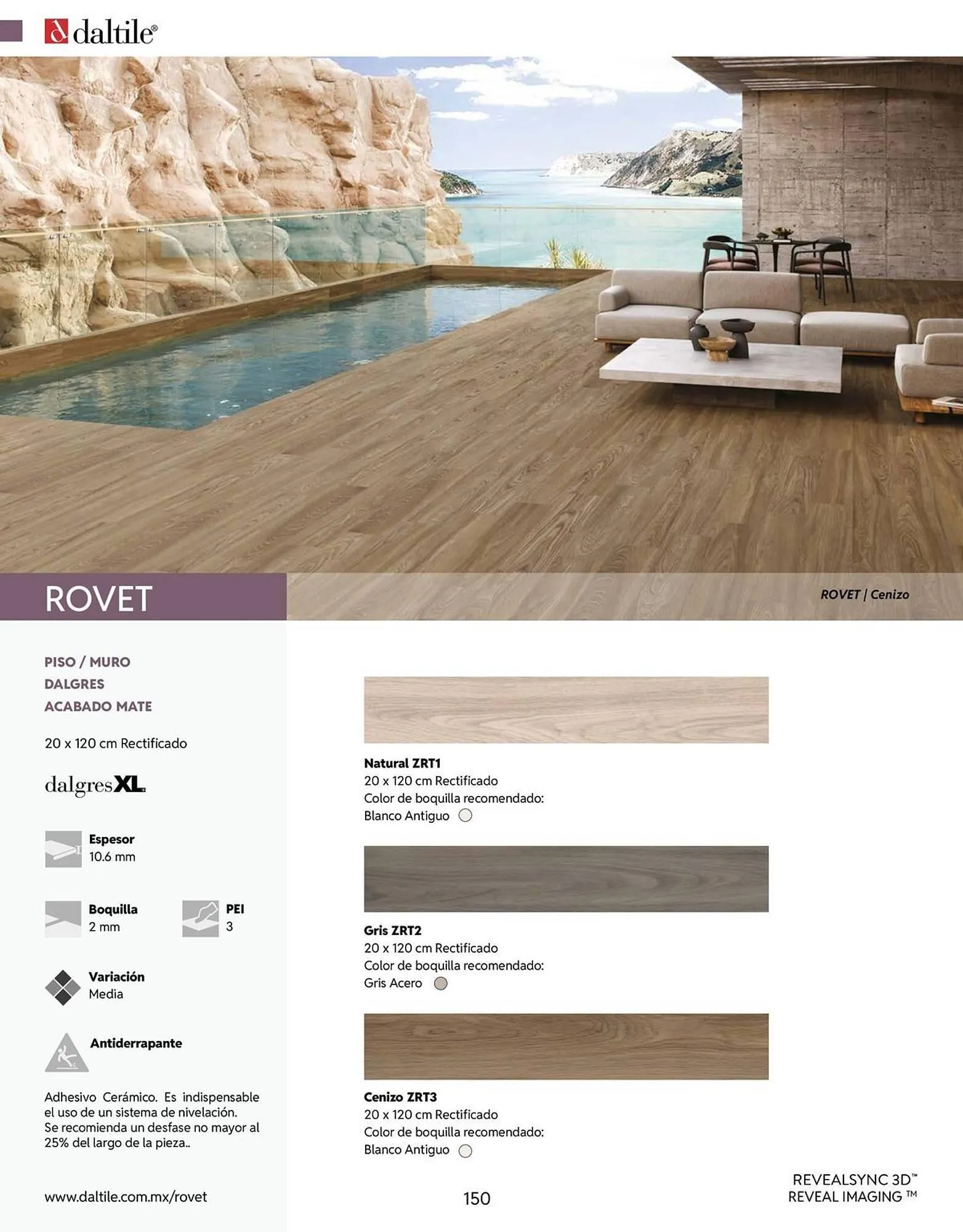 Catálogo de Catálogo Daltile 13 de enero al 31 de diciembre 2026 - Pagina 150