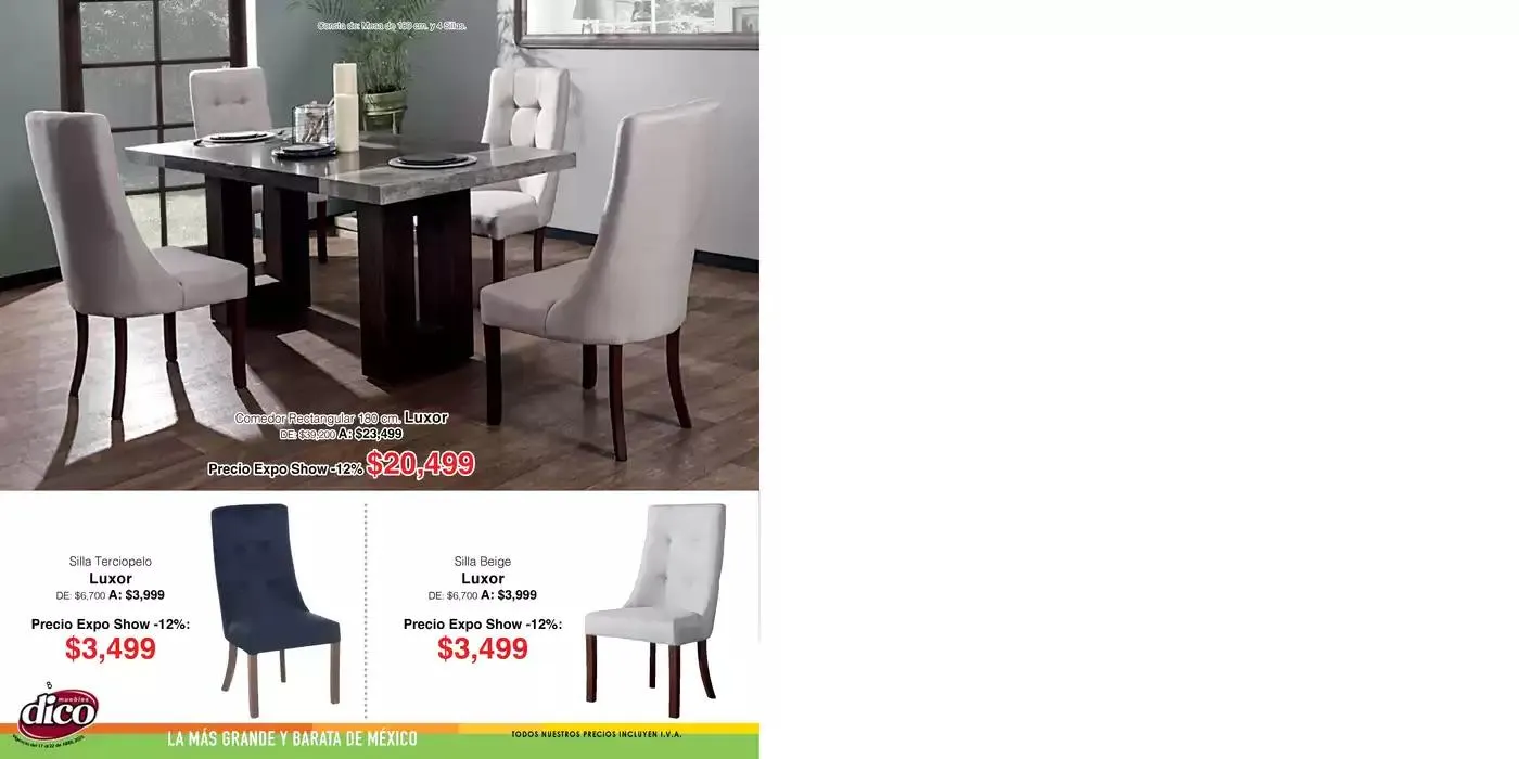 Catálogo de Muebles Dico Exposhow Centro Abril 25 17 de abril al 22 de abril 2025 - Pagina 8