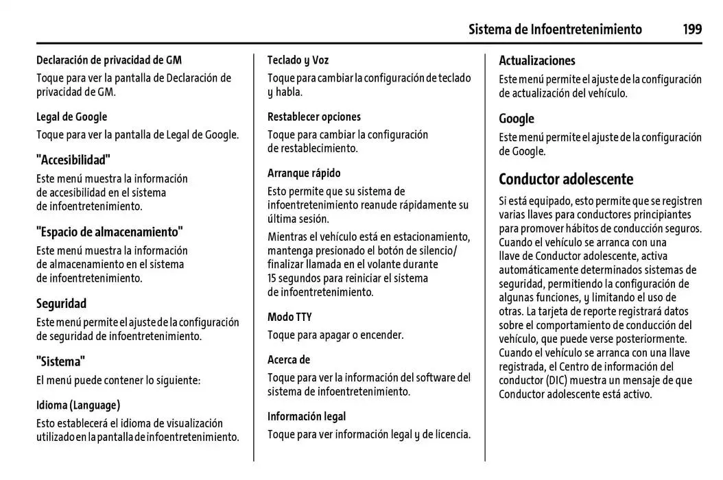 Catálogo de Cheyenne 2025 Manual del propietario 22 de enero al 31 de diciembre 2025 - Pagina 200