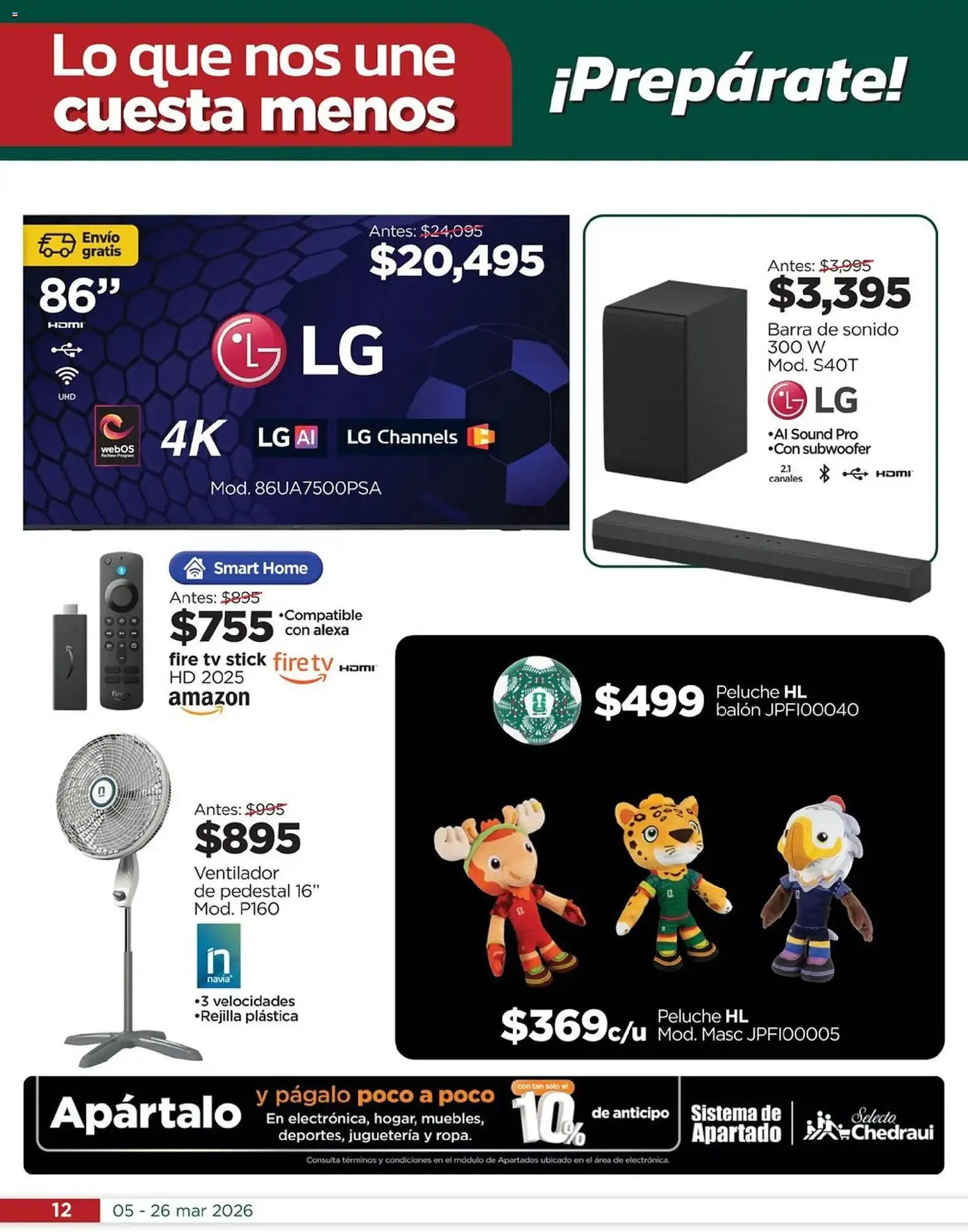 Catálogo de Folleto Chedraui 5 de marzo al 26 de marzo 2026 - Pagina 12