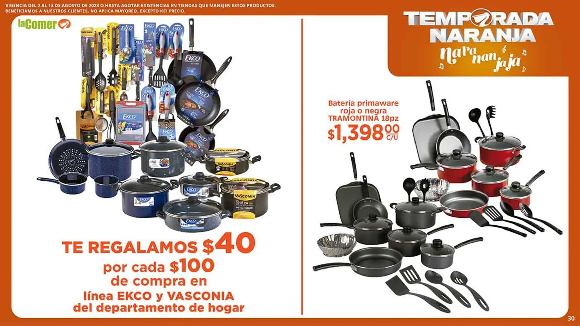 Catálogo de Catálogo La Comer 2 de agosto al 13 de agosto 2023 - Pagina 30