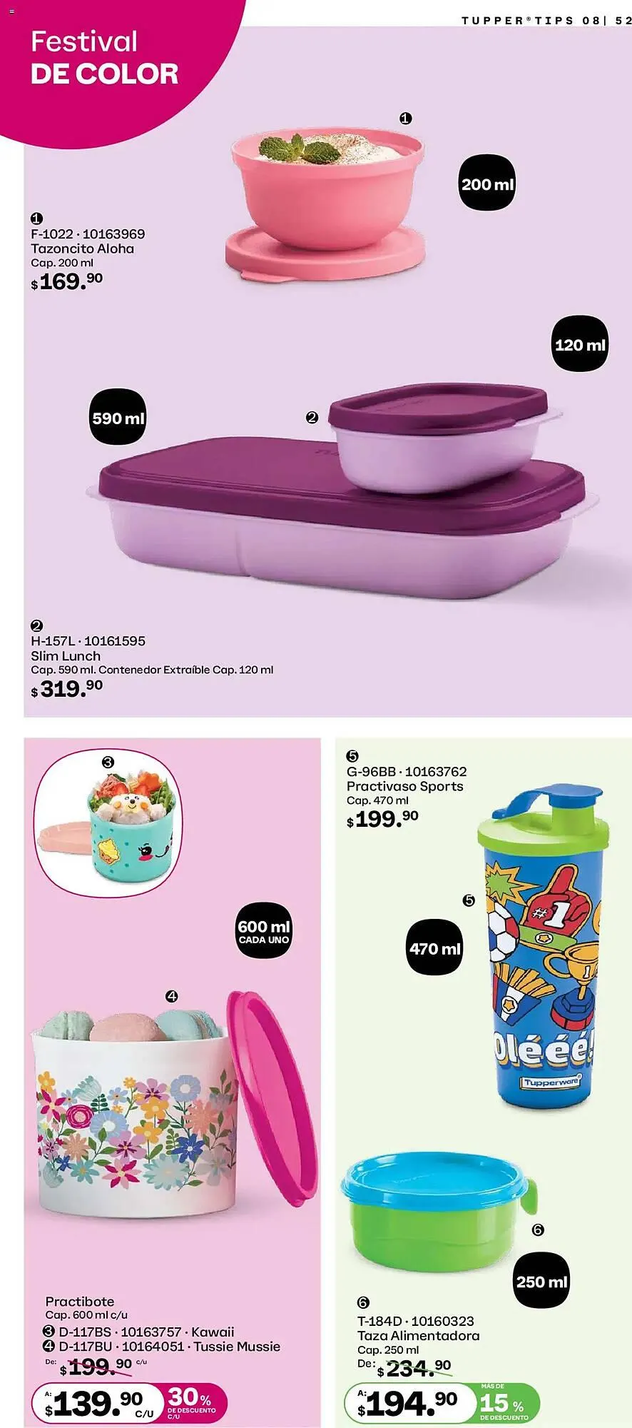 Catálogo de Catálogo Tupperware 14 de julio al 11 de agosto 2025 - Pagina 52
