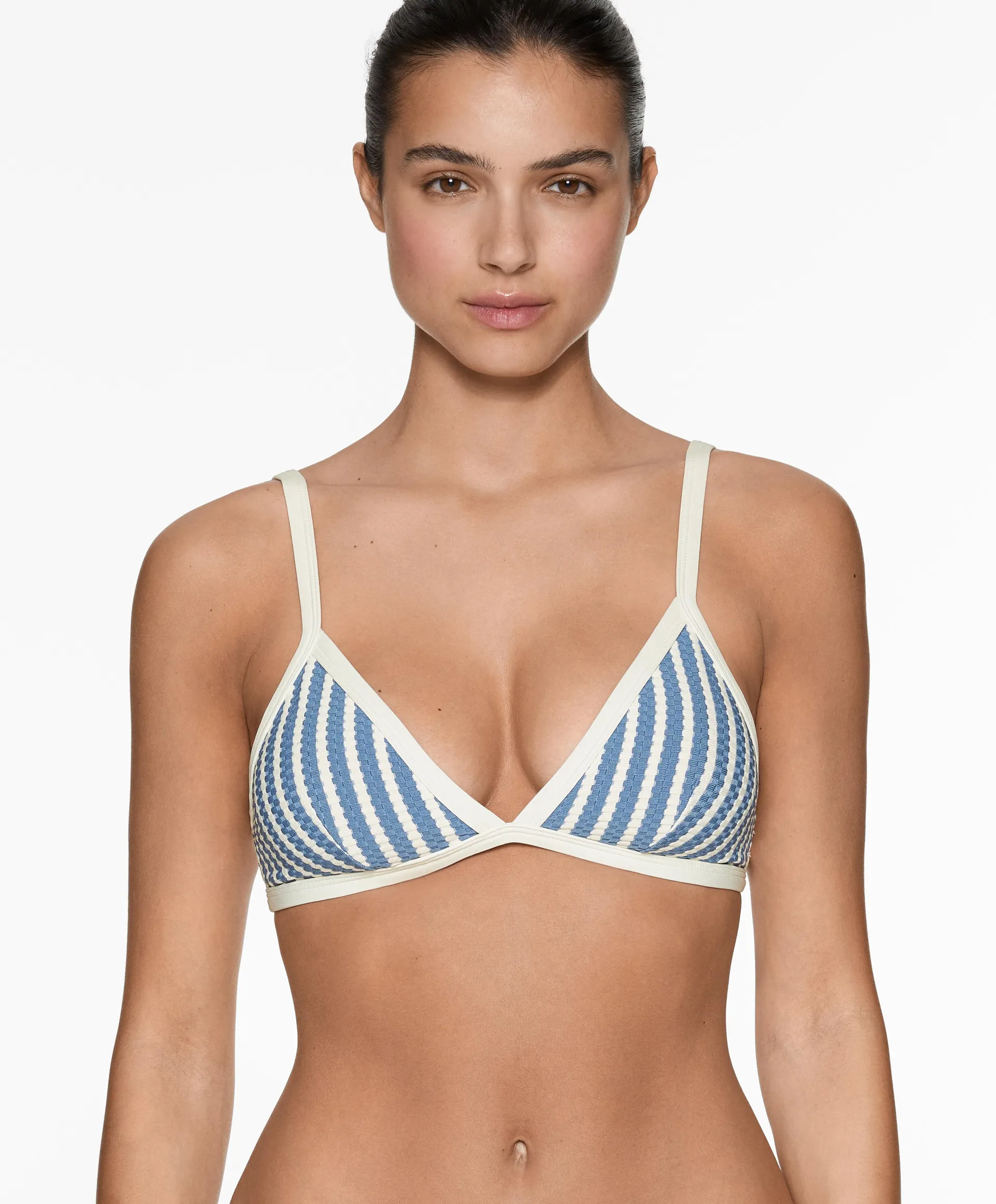 Bikini top triangular raya estructura vivos