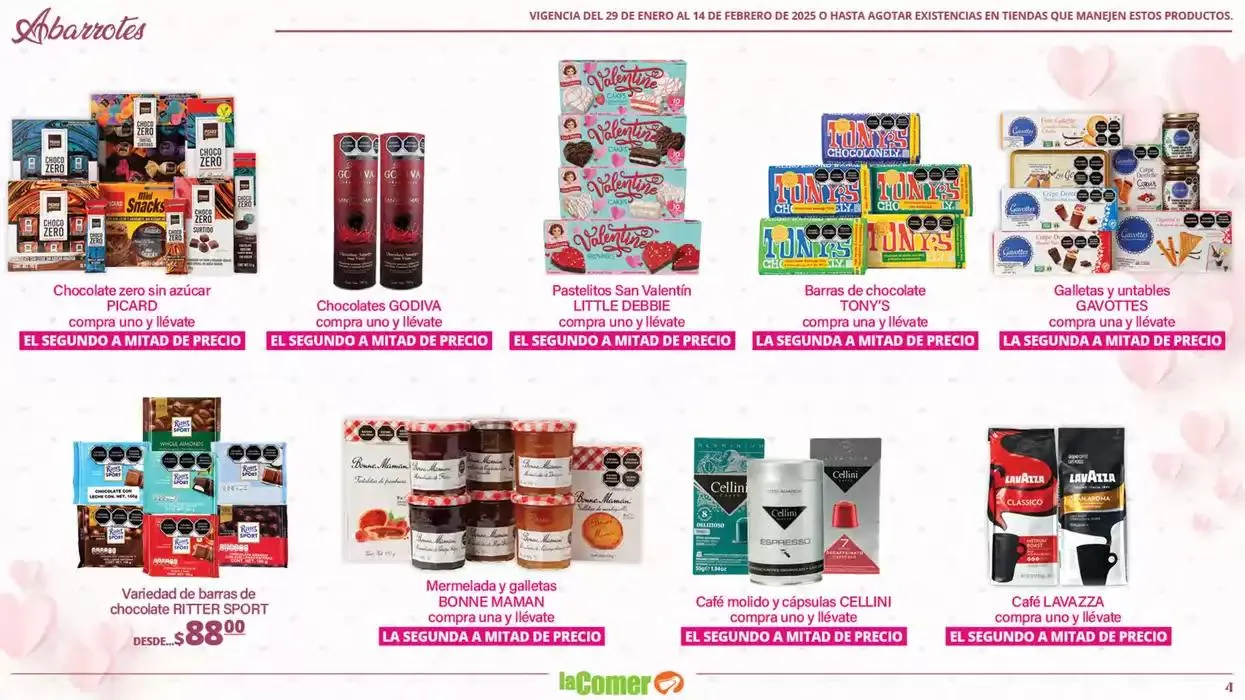Catálogo de La Comer especial San Valentín 29 de enero al 14 de febrero 2025 - Pagina 4
