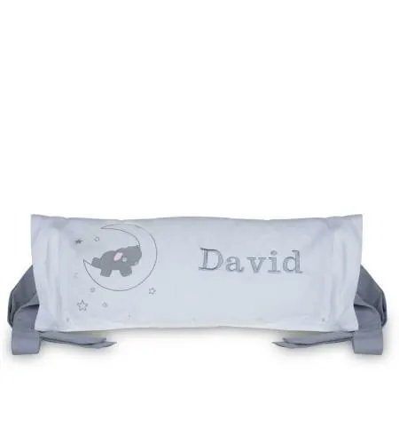 Cojín Personalizado con Nombre para Bebé Elefante