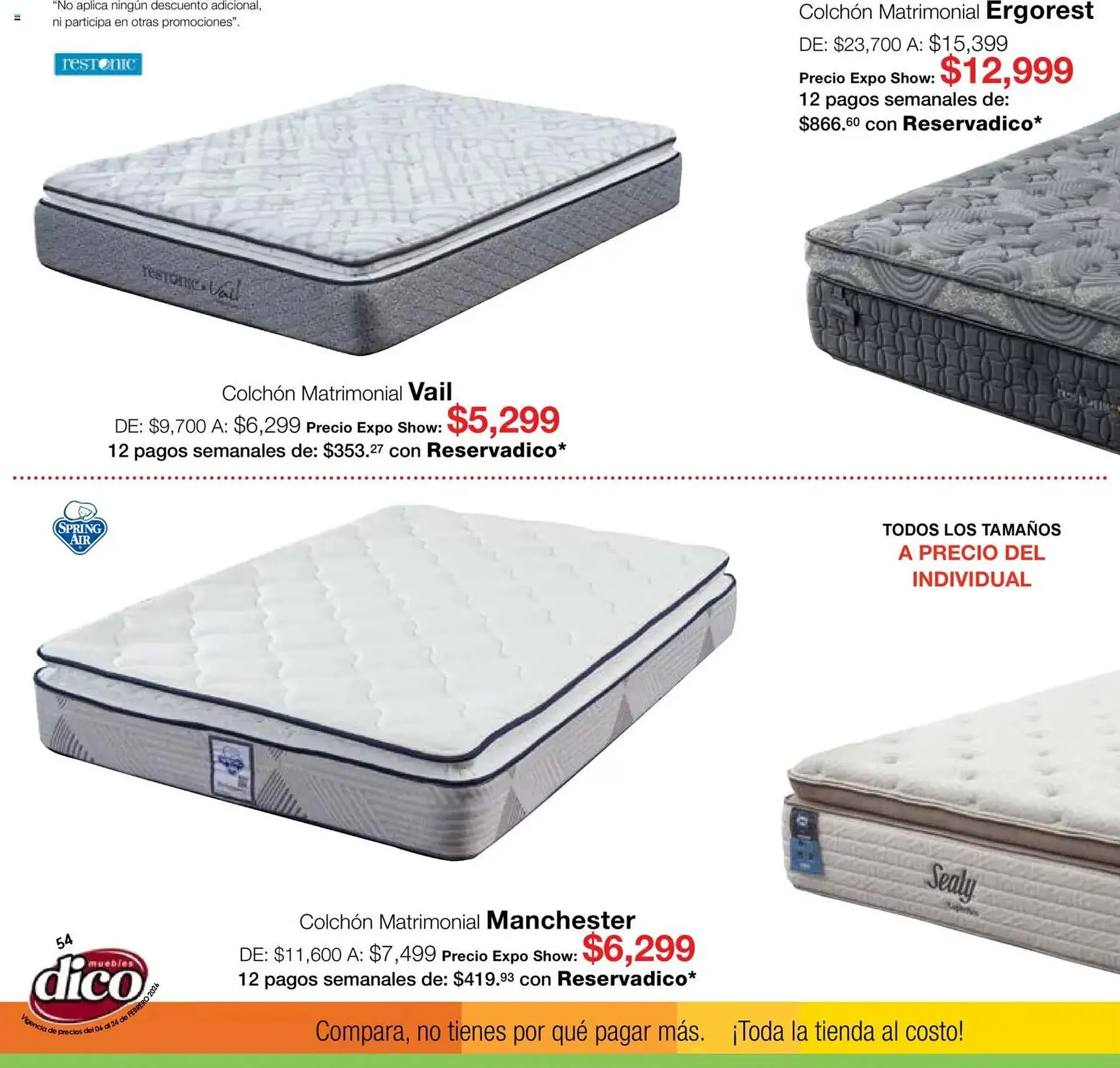 Catálogo de Catálogo Muebles Dico 6 de febrero al 25 de febrero 2026 - Pagina 54