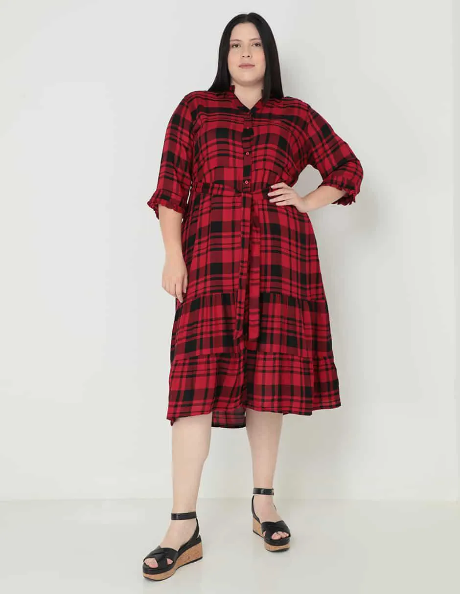 Vestido midi casual Weekend para mujer