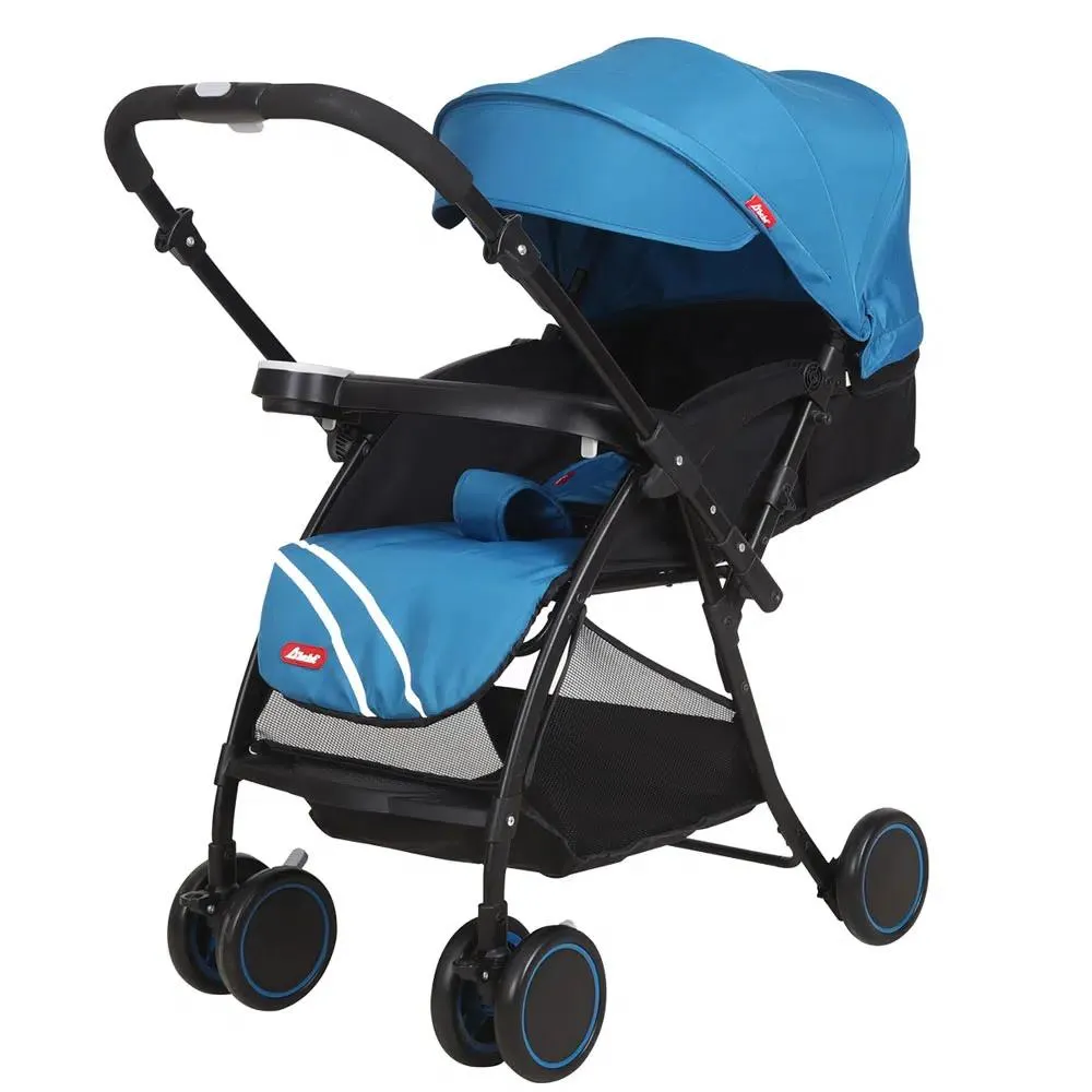 Carriola D´bebé reversible con repisa Lu Baby Azul