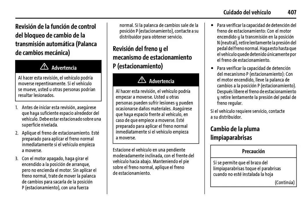Catálogo de Cheyenne 2025 Manual del propietario 22 de enero al 31 de diciembre 2025 - Pagina 408