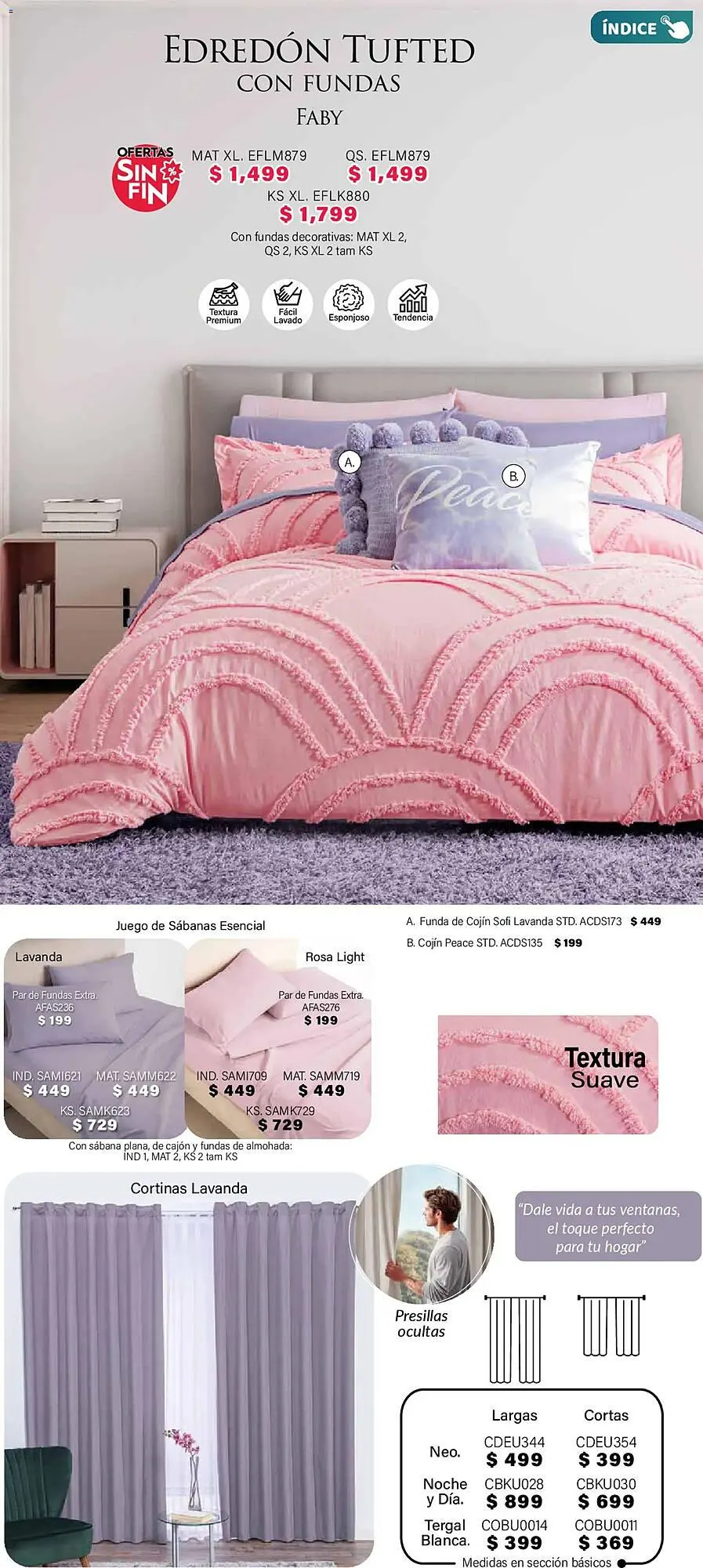 Catálogo de Catálogo Colchas Concord 1 de noviembre al 1 de febrero 2026 - Pagina 135