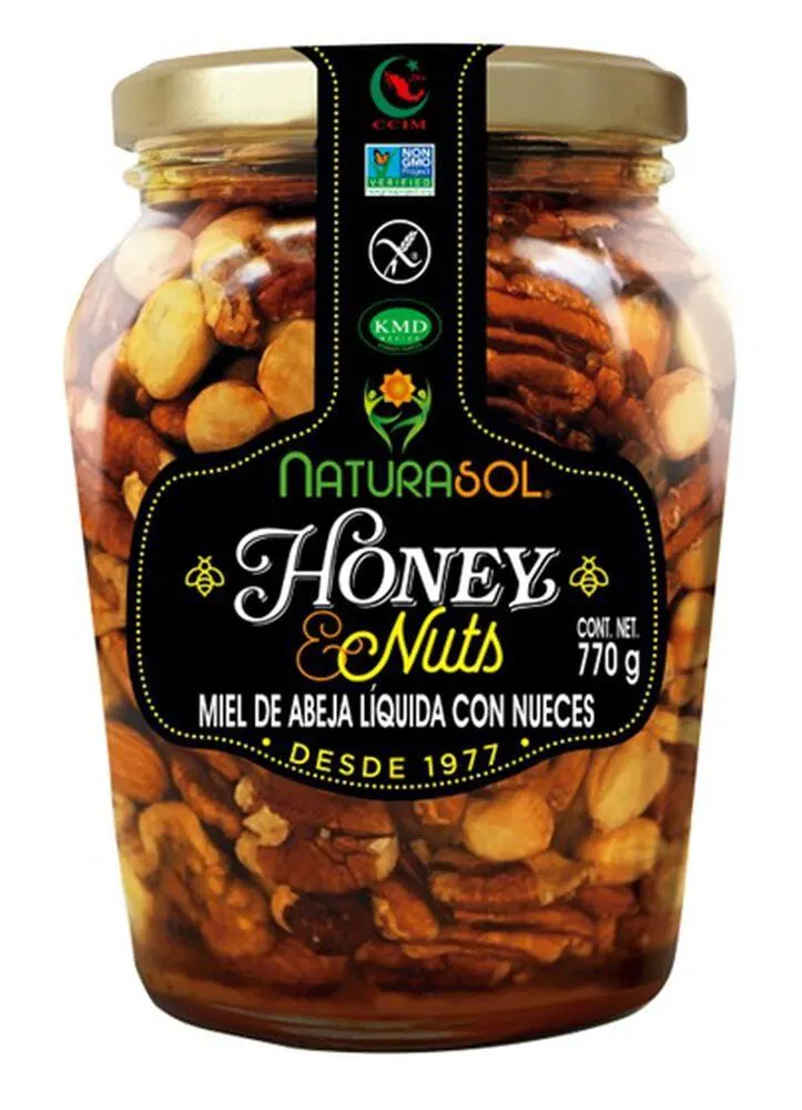 MIEL DE ABEJA Y NUECES NATURASOL 770 GR