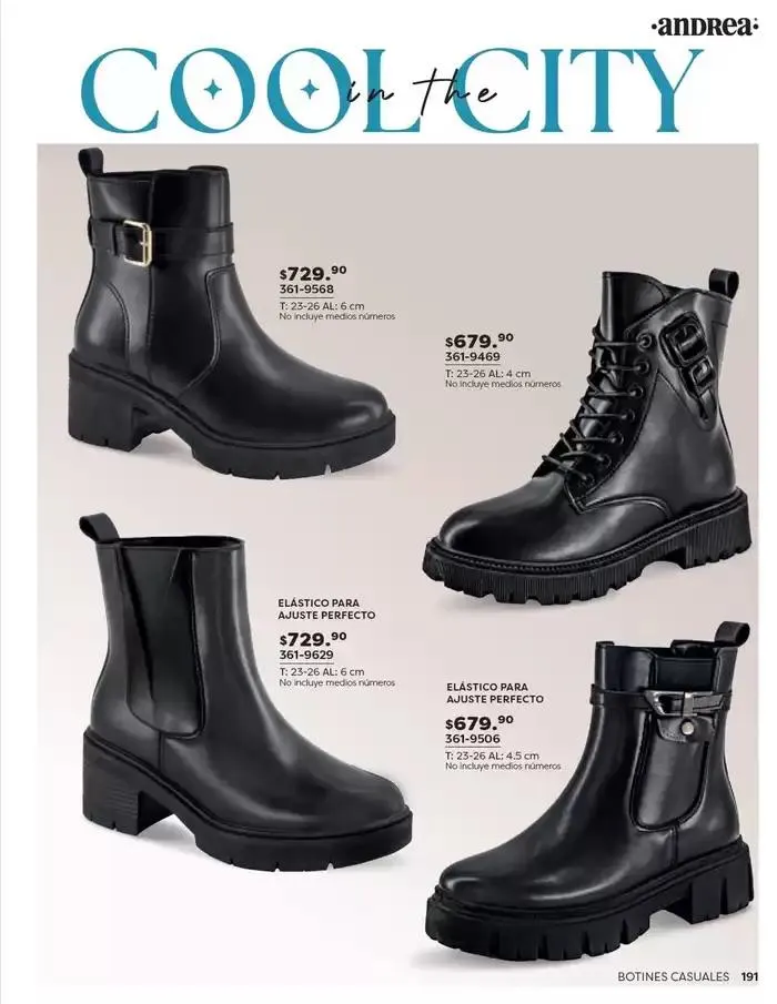 Catálogo de ANDREA | CALZADO DAMA 26 de enero al 24 de mayo 2025 - Pagina 191
