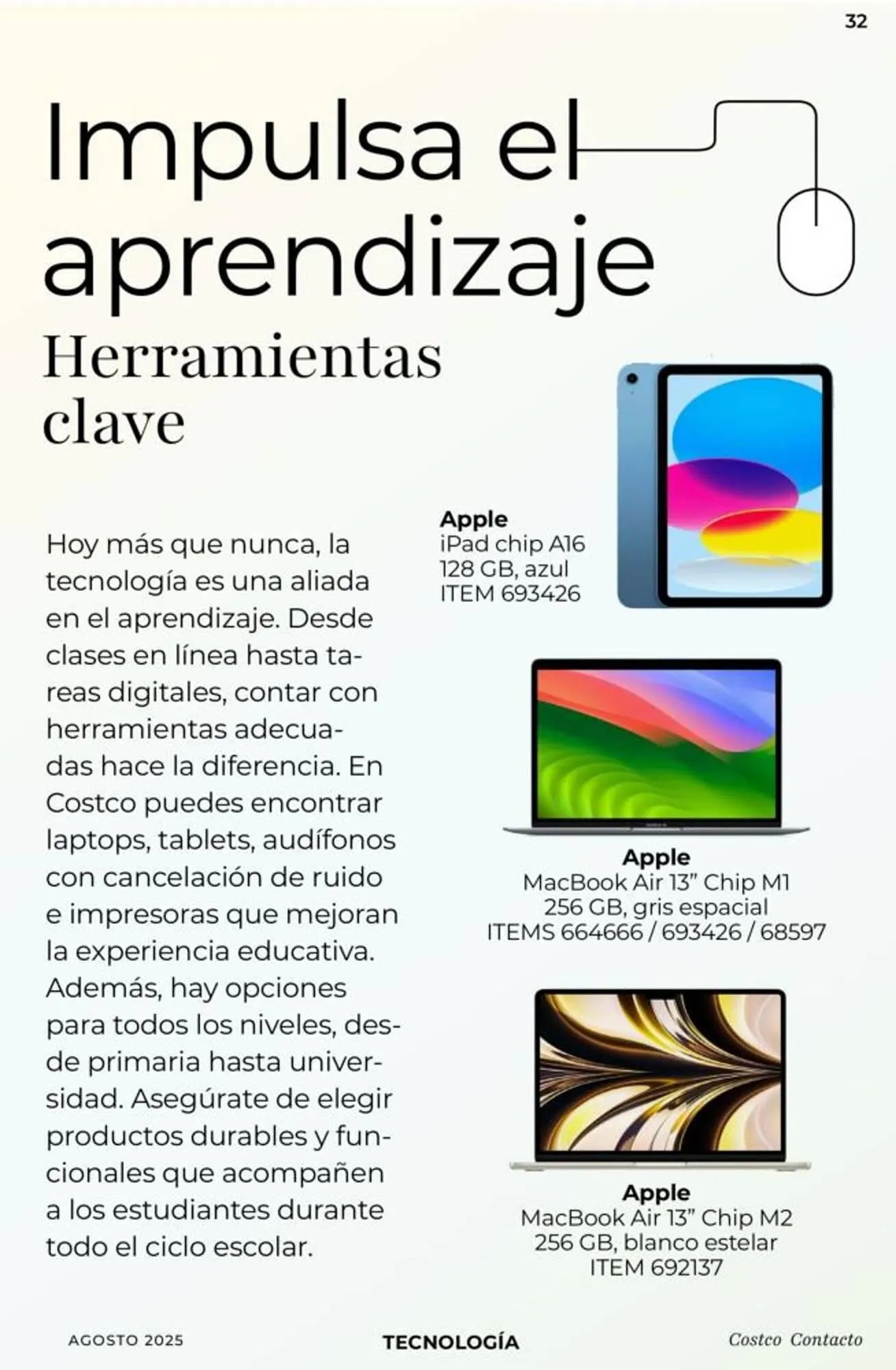 Catálogo de Catálogo Costco 1 de agosto al 31 de agosto 2025 - Pagina 32