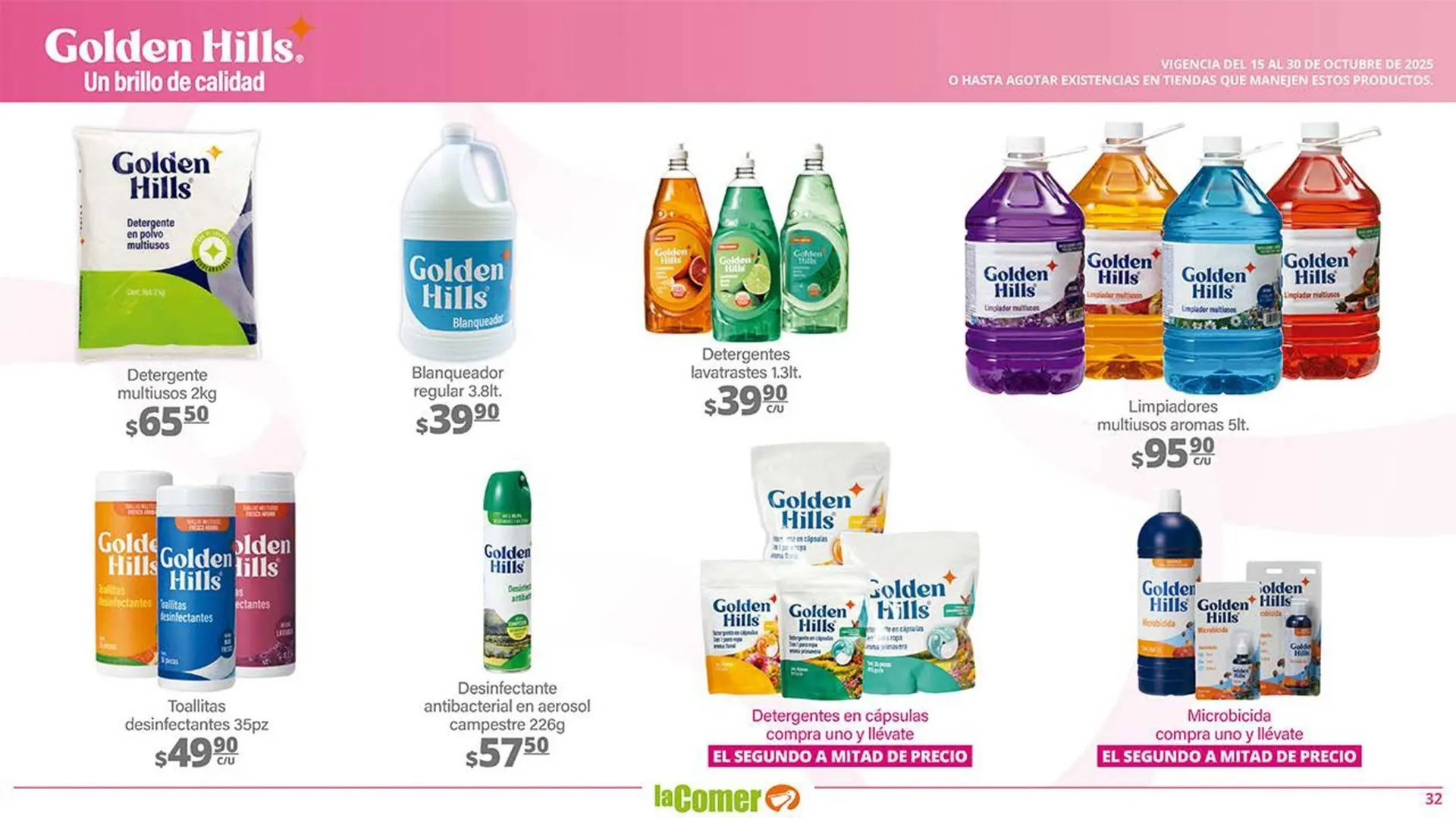 Catálogo de Folleto La Comer 15 de octubre al 30 de octubre 2025 - Pagina 32