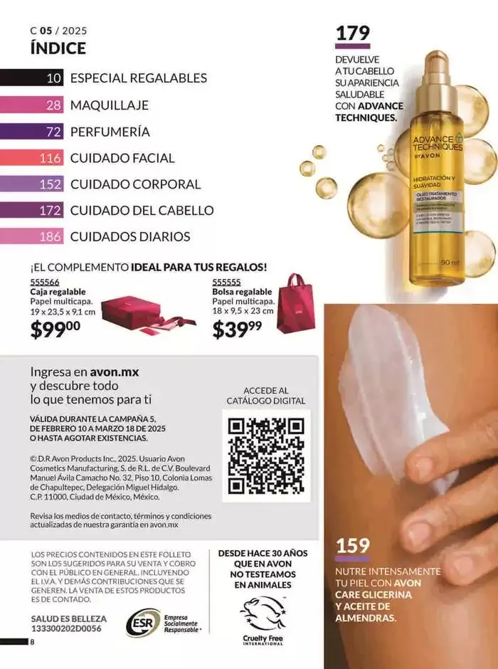 Catálogo de Avon COSMÉTICOS C5 6 de febrero al 31 de diciembre 2025 - Pagina 8