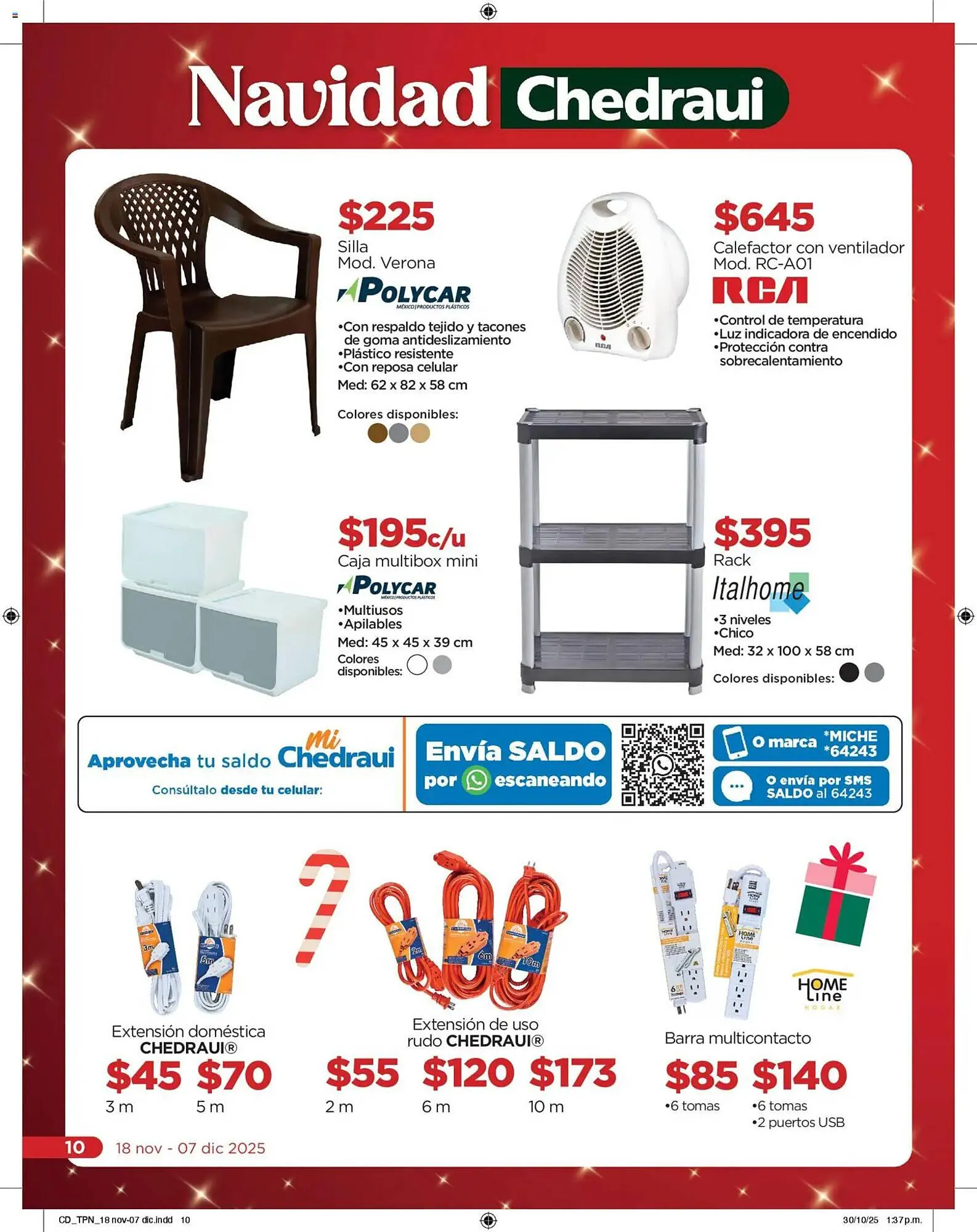 Catálogo de Folleto Chedraui 18 de noviembre al 8 de diciembre 2025 - Pagina 10