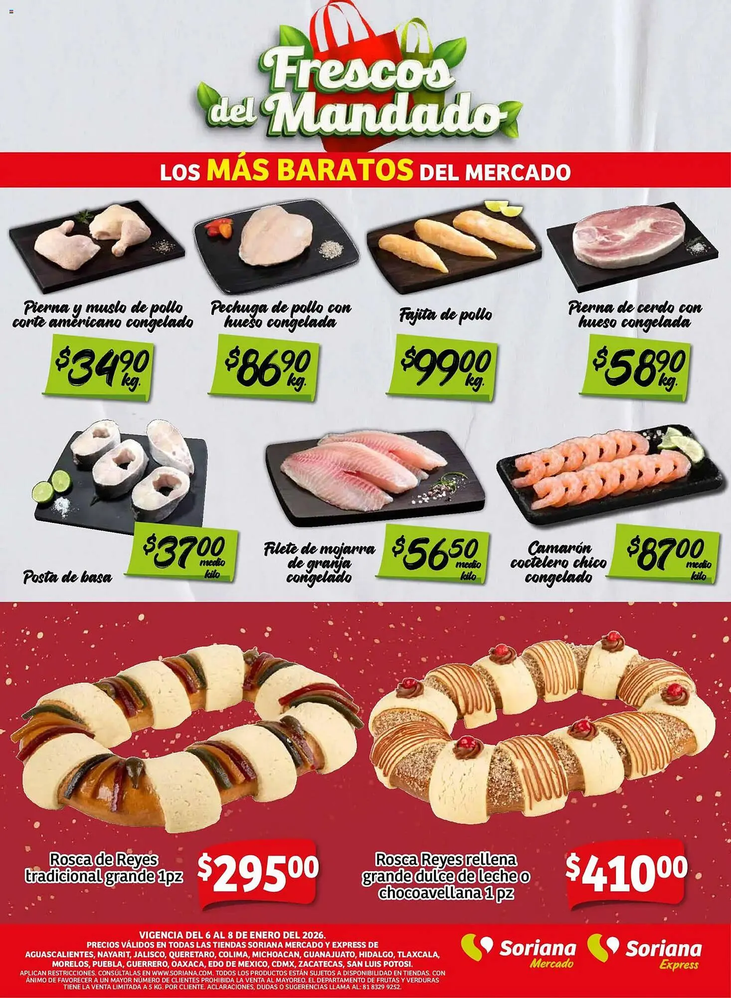 Catálogo de Folleto Soriana Mercado 6 de enero al 9 de enero 2026 - Pagina 2