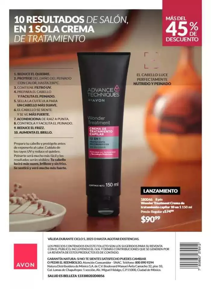 Catálogo de Revista Avon Natura Ciclo 5 2025 1 de mayo al 31 de mayo 2025 - Pagina 44