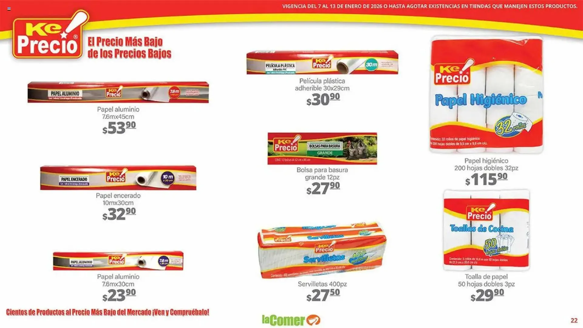 Catálogo de Folleto La Comer 7 de enero al 13 de enero 2026 - Pagina 22