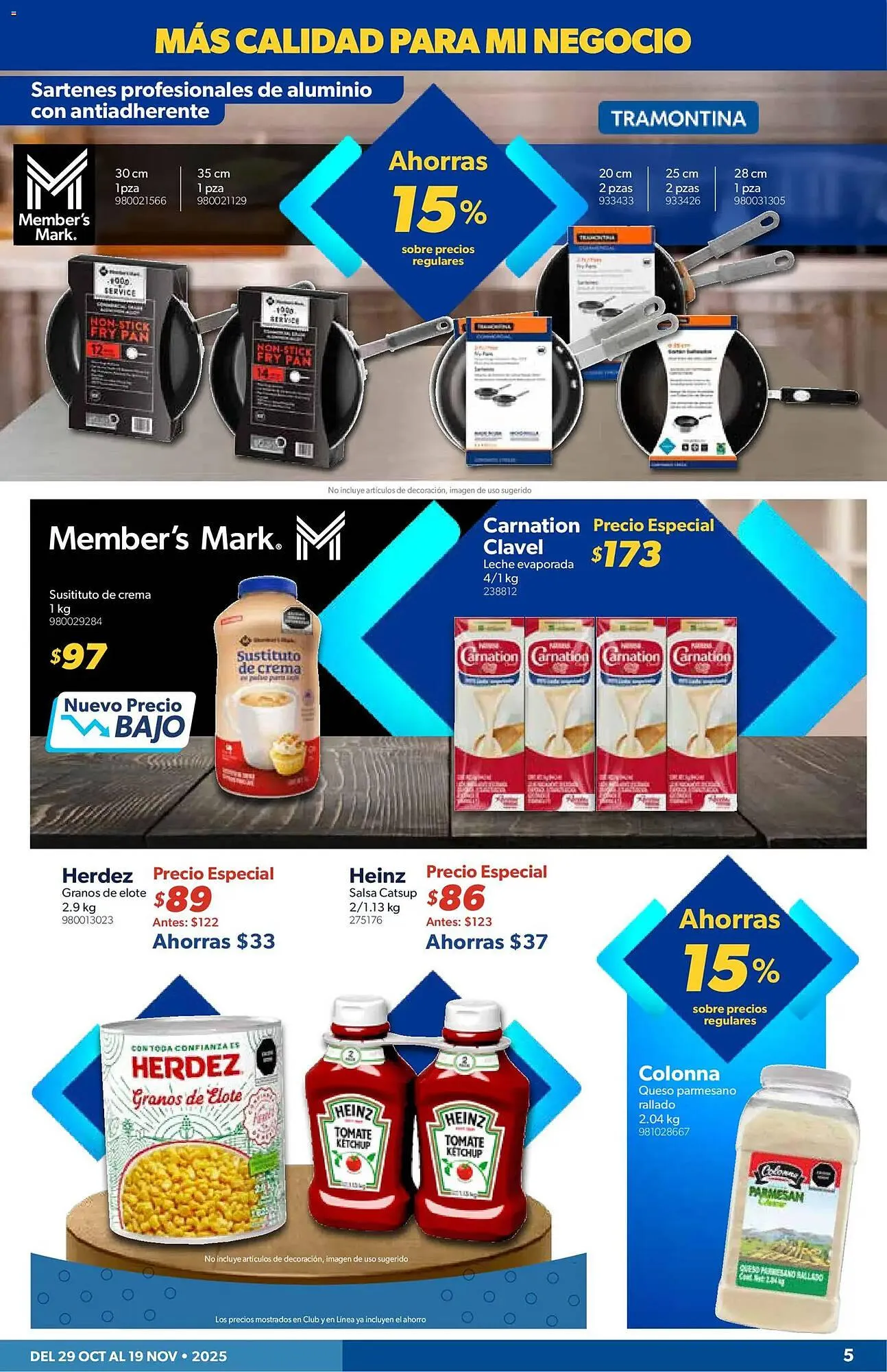 Catálogo de Catálogo Sam's Club 29 de octubre al 19 de noviembre 2025 - Pagina 5