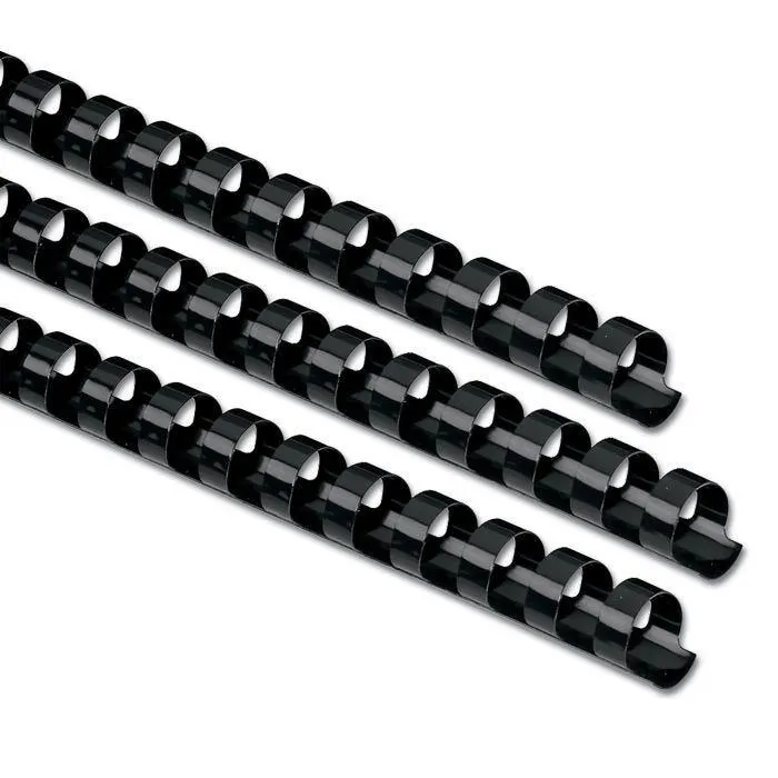 ESPIRALES 38 ARILLOS 80H GBC 1/2\" PLASTICO