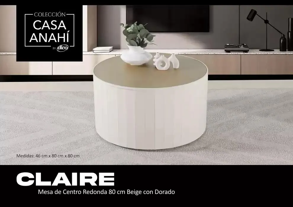 Catálogo de Muebles Dico Mesas Ocasionales Centro 2025 14 de febrero al 31 de diciembre 2025 - Pagina 26
