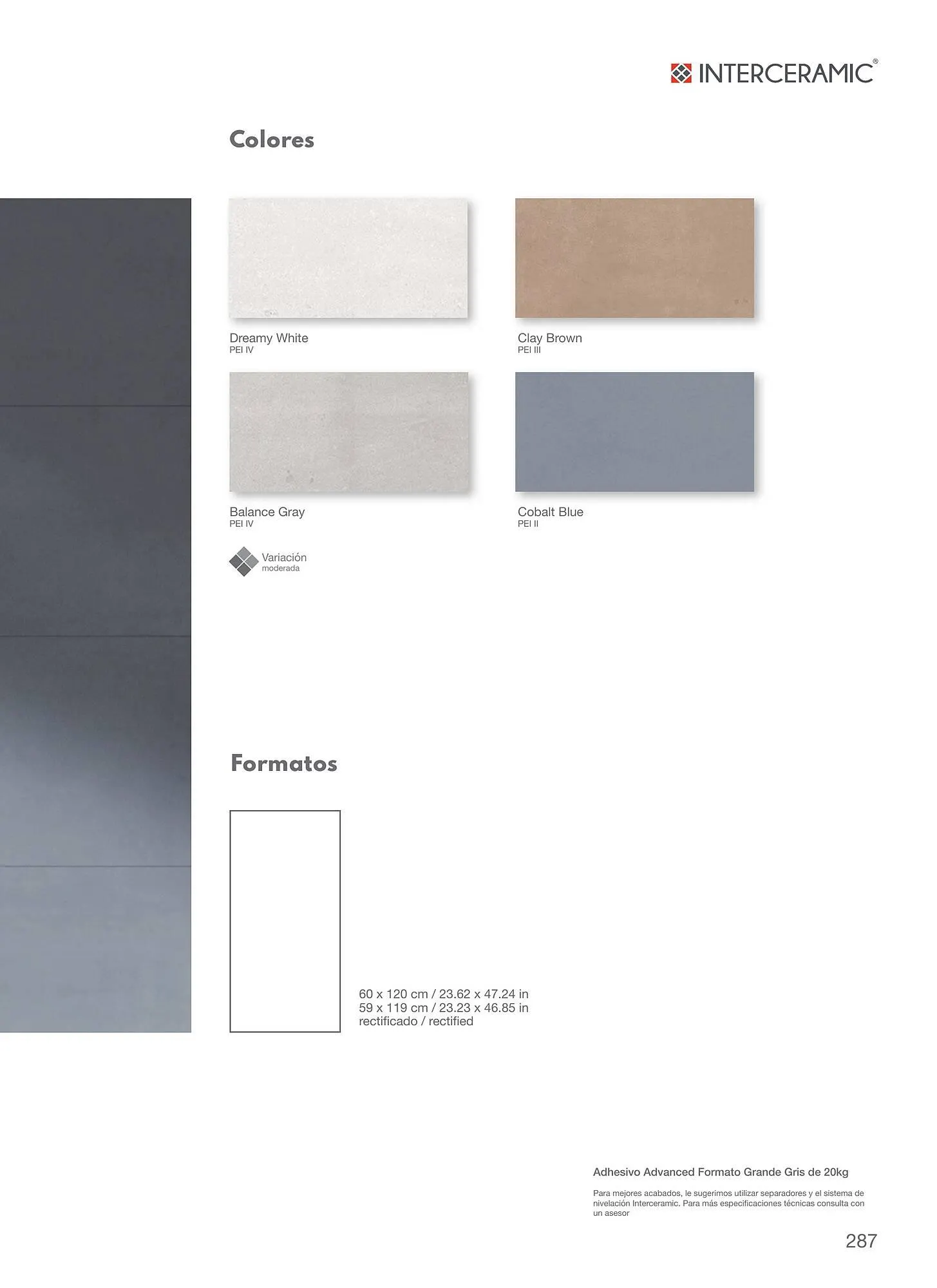 Catálogo de Catálogo Interceramic 12 de marzo al 31 de diciembre 2024 - Pagina 287