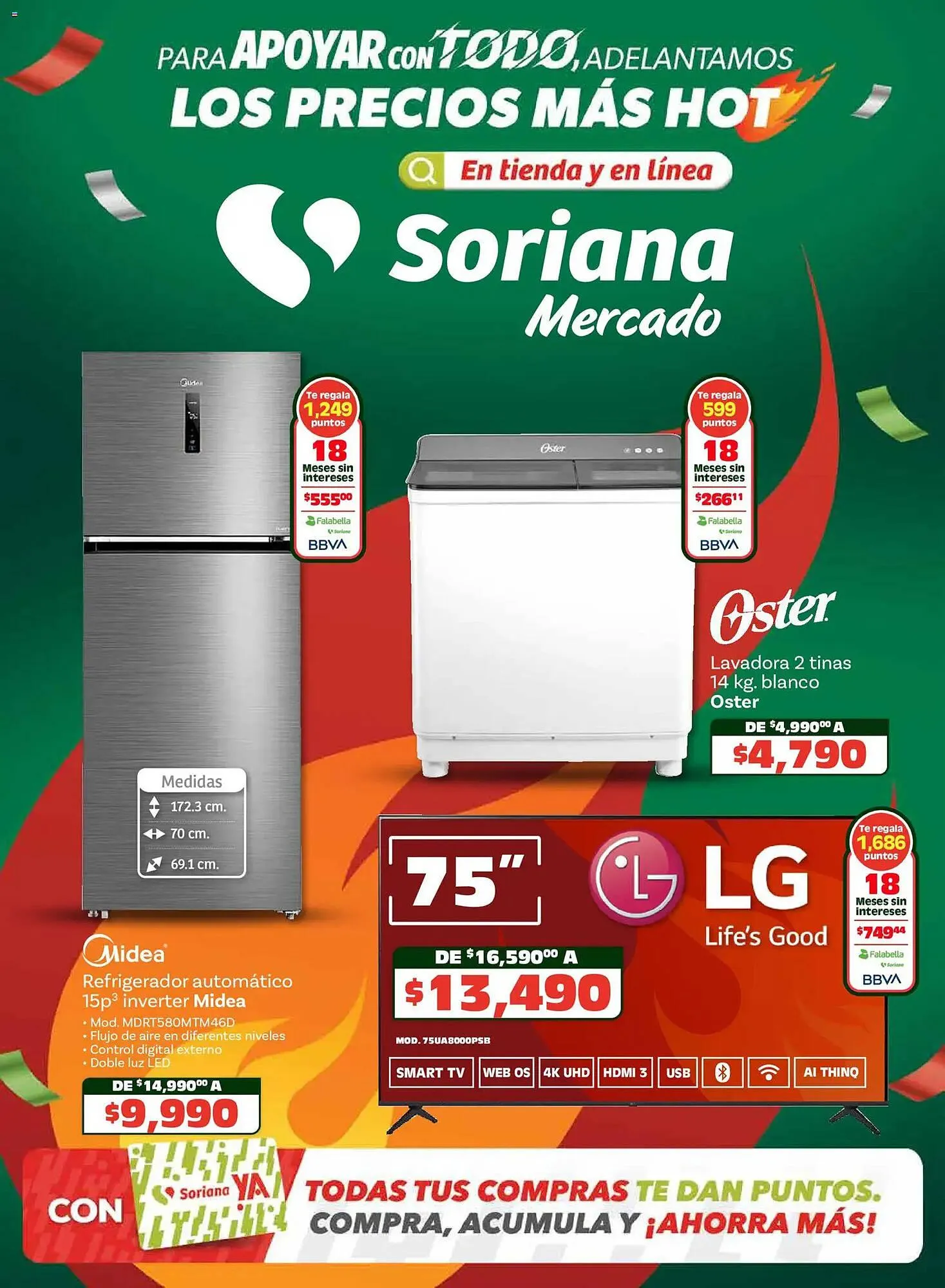 Catálogo de Folleto Soriana Mercado 14 de mayo al 25 de mayo 2026 - Pagina 1