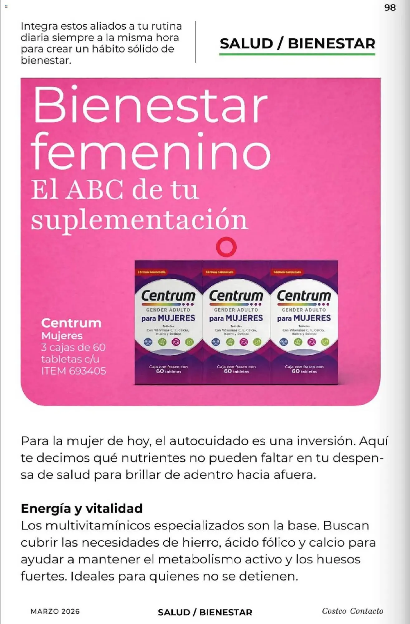 Catálogo de Catálogo Costco 1 de marzo al 1 de abril 2026 - Pagina 98