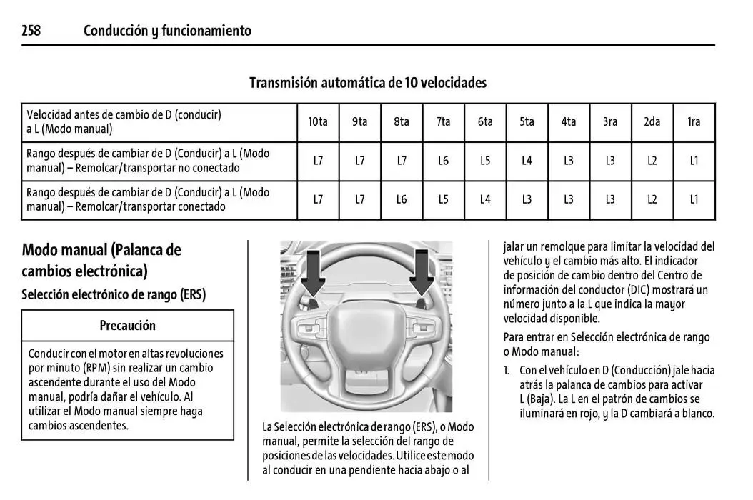 Catálogo de Cheyenne 2025 Manual del propietario 22 de enero al 31 de diciembre 2025 - Pagina 259