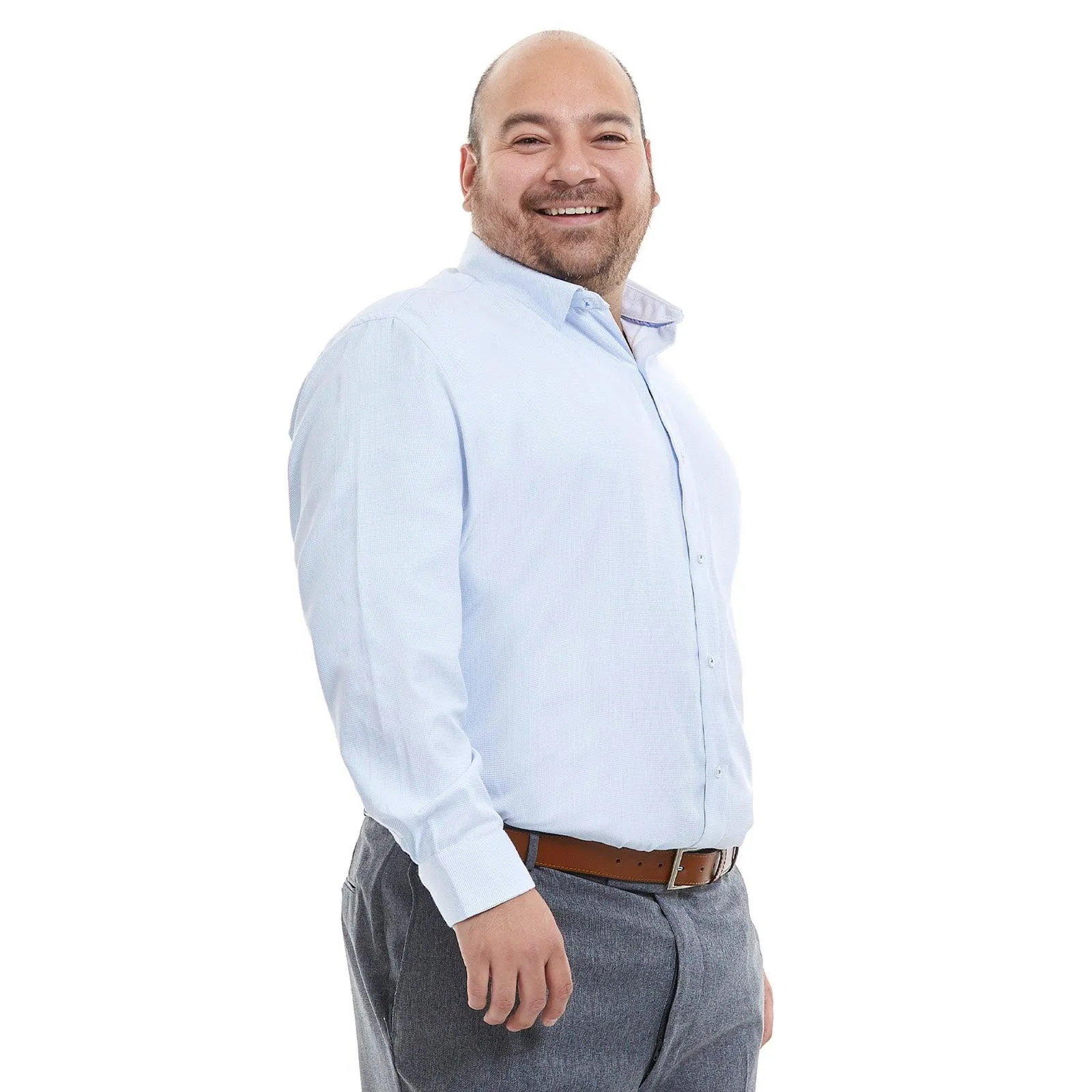 Camisa para hombre | Azul | Tallas extras