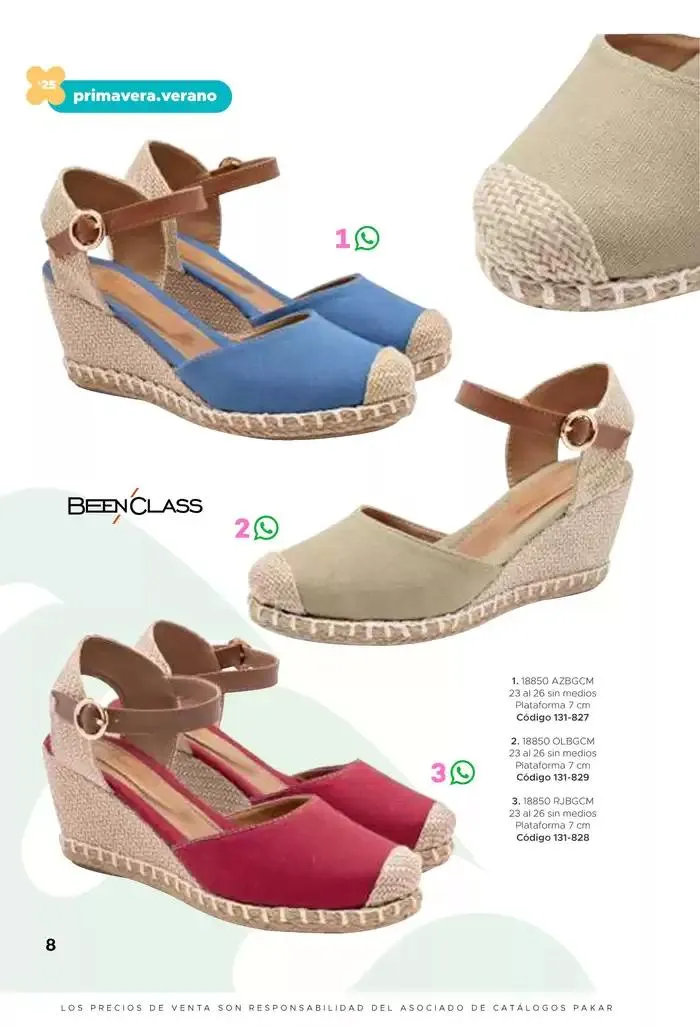 Catálogo de Pakar Sandalia 31 de enero al 31 de mayo 2025 - Pagina 8