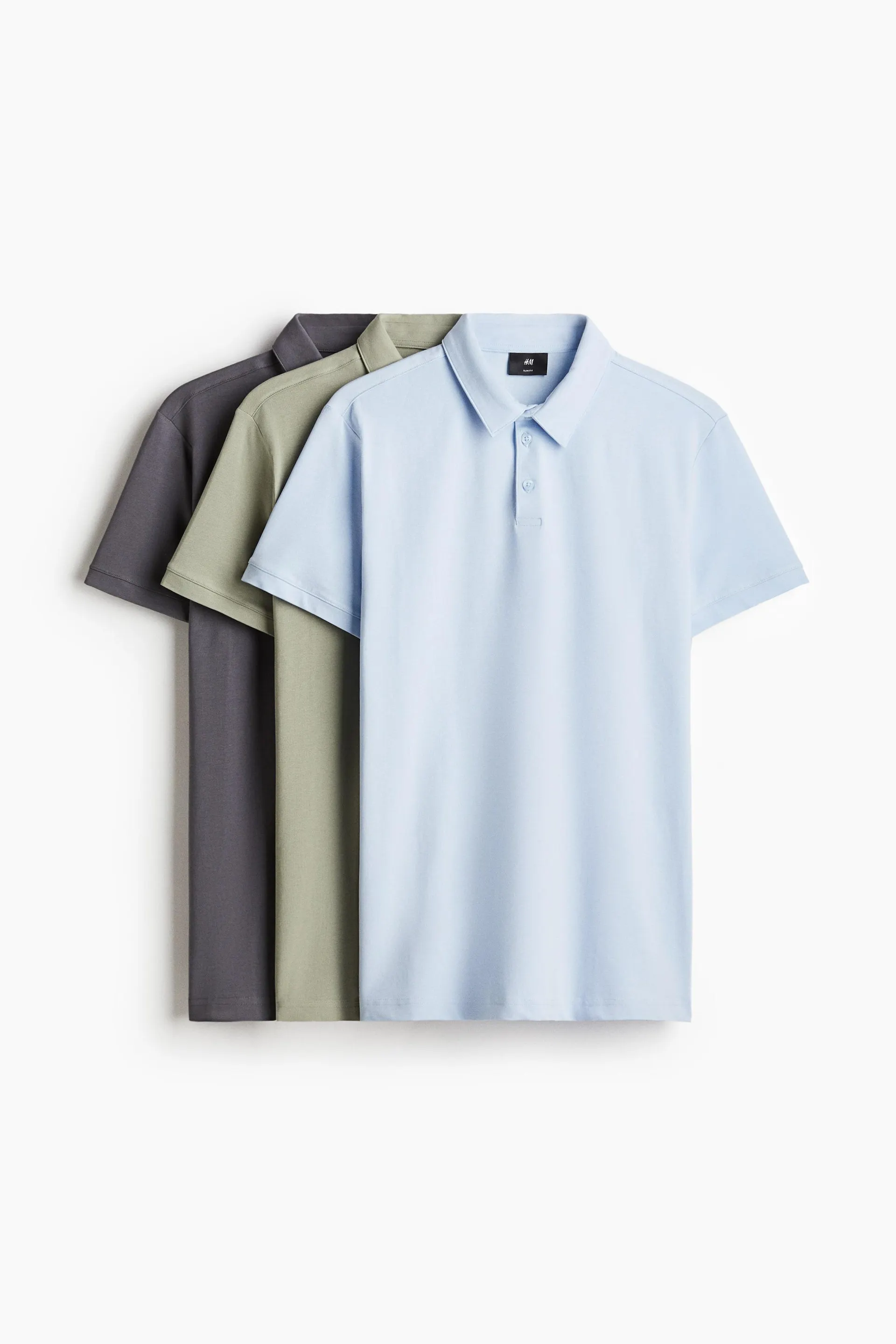 3-pack de Playeras Polo Slim Fit