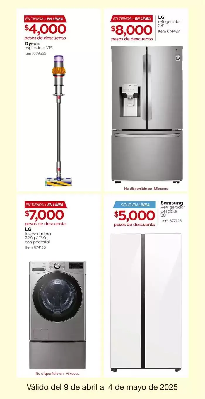 Catálogo de Cuponera Costco 9 de abril al 4 de mayo 2025 - Pagina 8