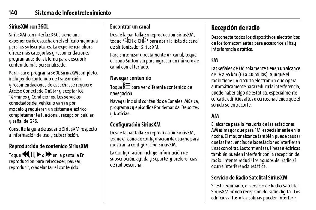 Catálogo de Chevrolet Corvette Stingray Manual del propietario 22 de enero al 31 de diciembre 2025 - Pagina 141