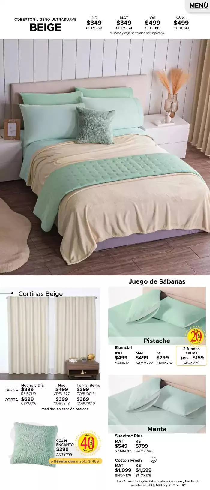 Catálogo de Ofertas Colchas Concord 4 de marzo al 31 de marzo 2025 - Pagina 400