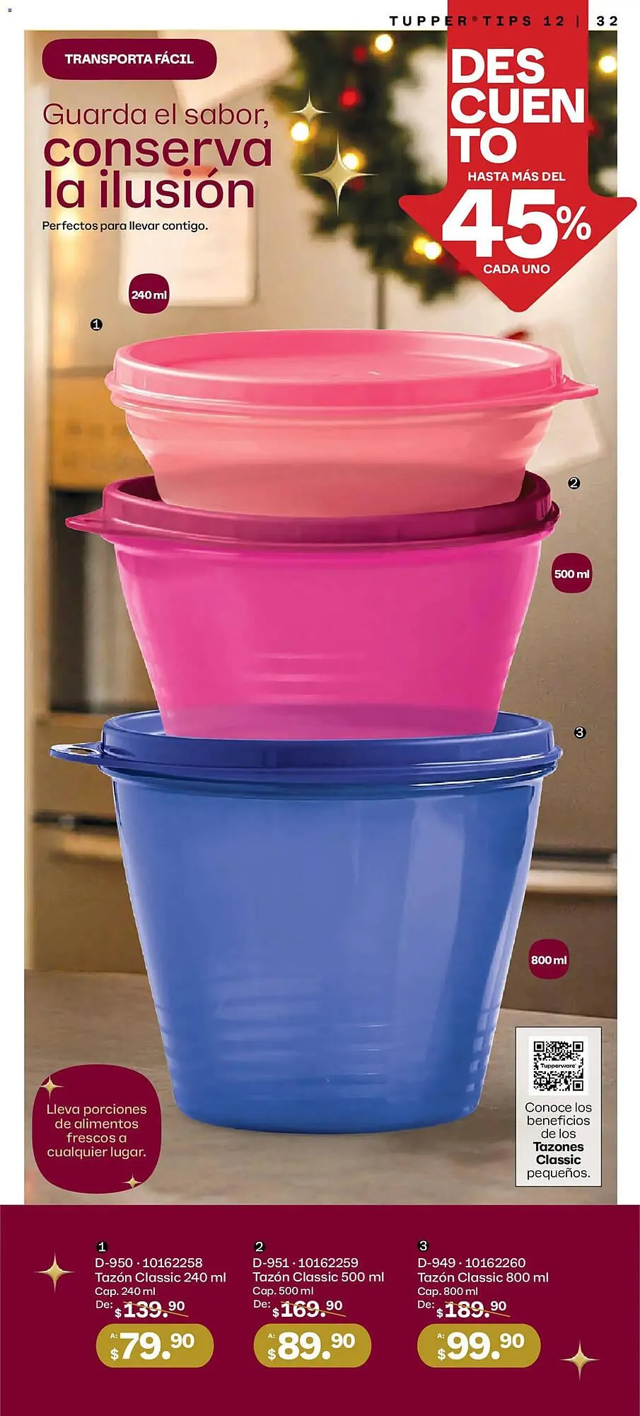 Catálogo de Catálogo Tupperware 3 de noviembre al 1 de diciembre 2025 - Pagina 32