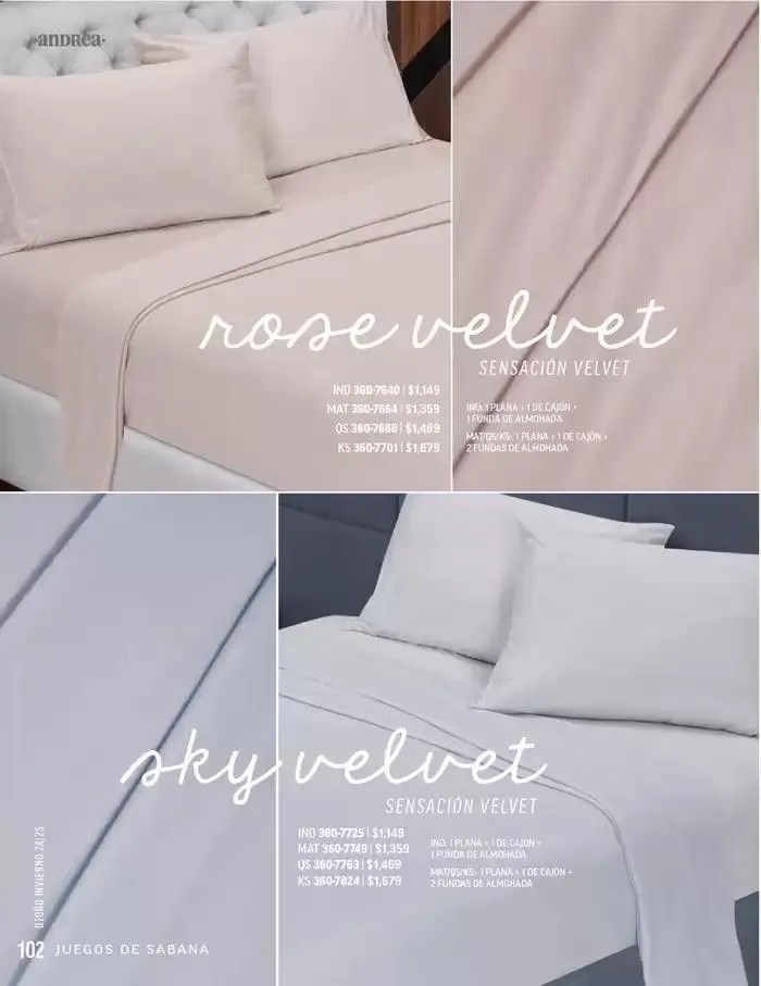 Catálogo de ANDREA - ANDREA HOME 26 de agosto al 25 de enero 2025 - Pagina 3