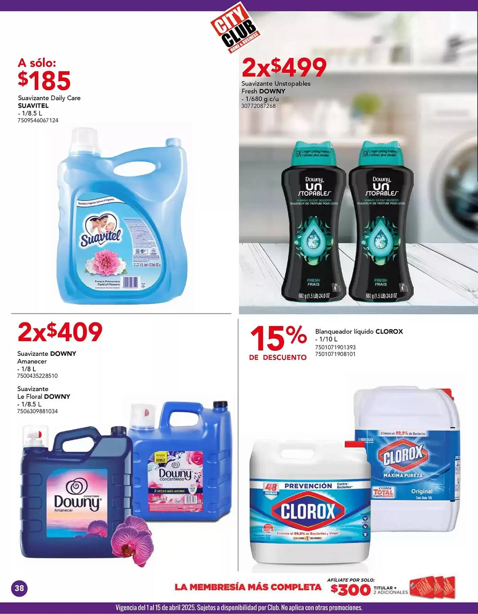 Catálogo de Catálogo City Club 1 de abril al 30 de abril 2025 - Pagina 38