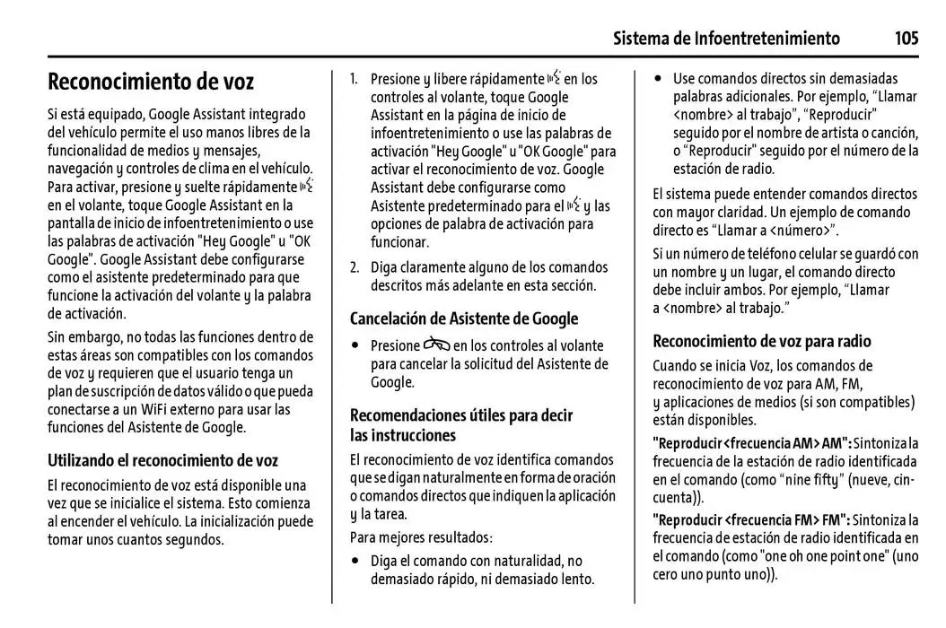 Catálogo de BrightDrop 400 Y BrightDrop 600 Manual del propietario 22 de enero al 31 de diciembre 2025 - Pagina 106