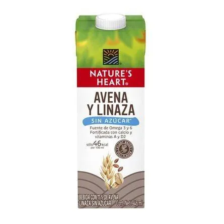 Bebida Vegetal Nature's Heart Con Avena Linaza 946ml