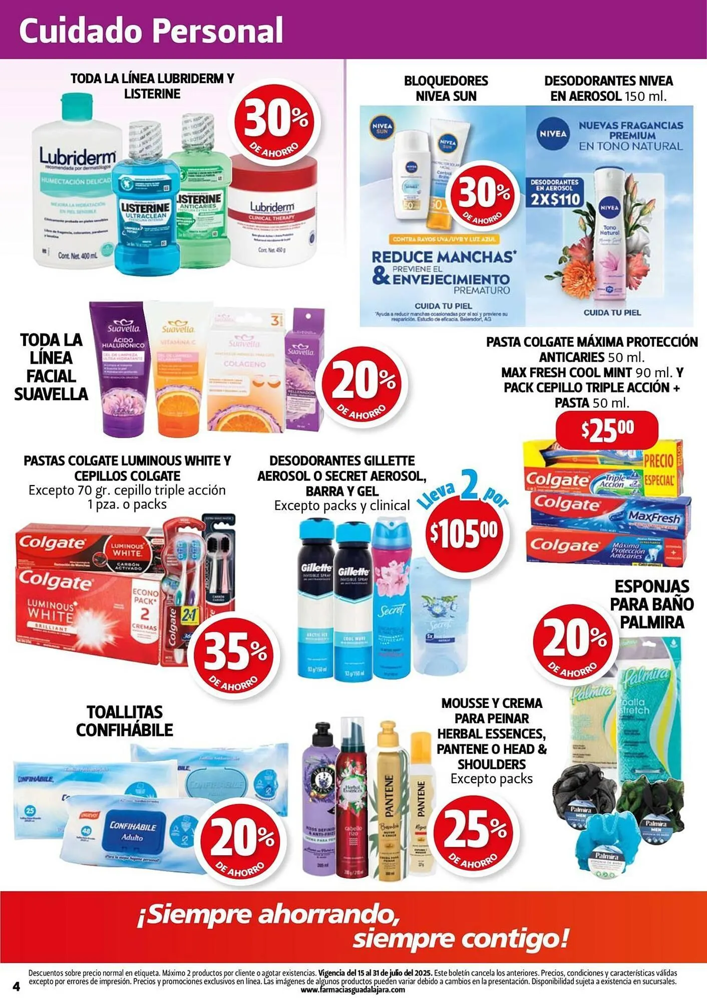 Catálogo de Catálogo Farmacias Guadalajara 15 de julio al 31 de julio 2025 - Pagina 4