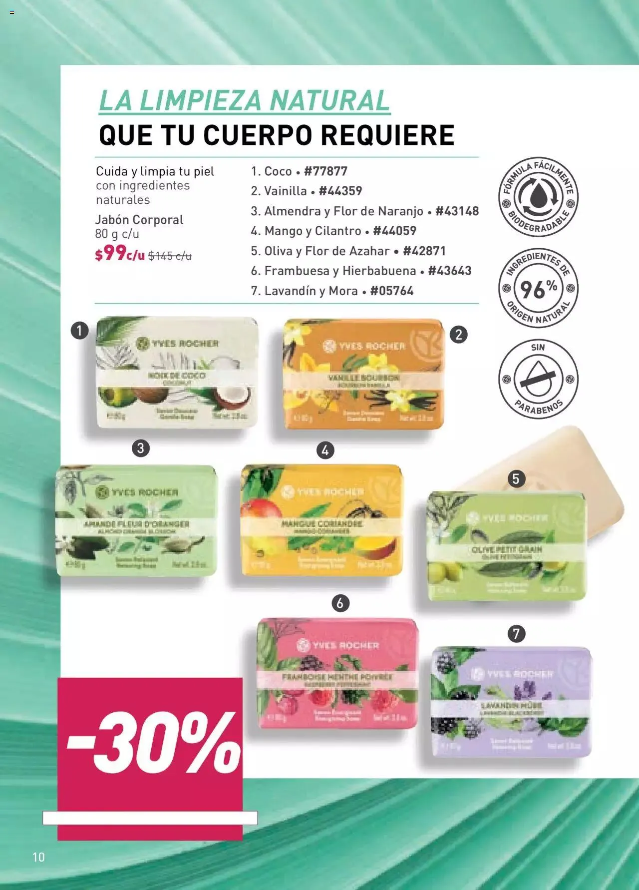Catálogo de Yves Rocher campaña 10 2023 18 de julio al 7 de agosto 2023 - Pagina 10