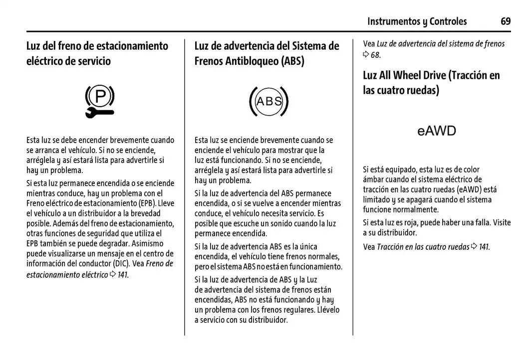 Catálogo de BrightDrop 400 Y BrightDrop 600 Manual del propietario 22 de enero al 31 de diciembre 2025 - Pagina 70