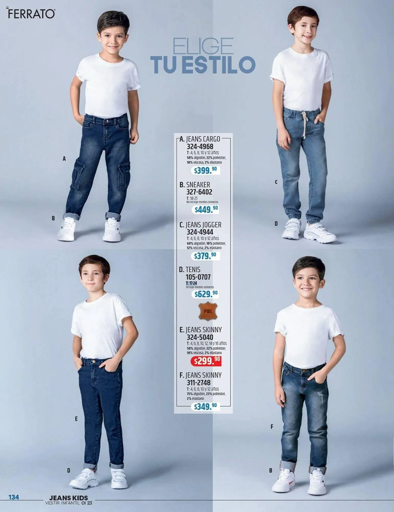 Catálogo de Catálogo Andrea 27 de agosto al 27 de enero 2024 - Pagina 134