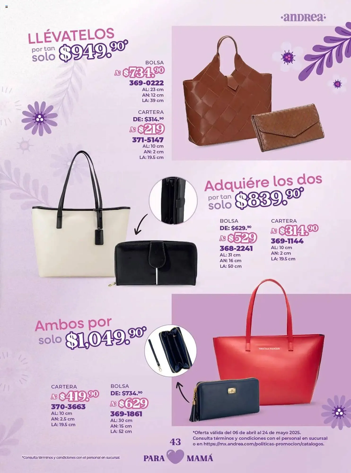 Catálogo de Catálogo Andrea 6 de abril al 24 de mayo 2025 - Pagina 43