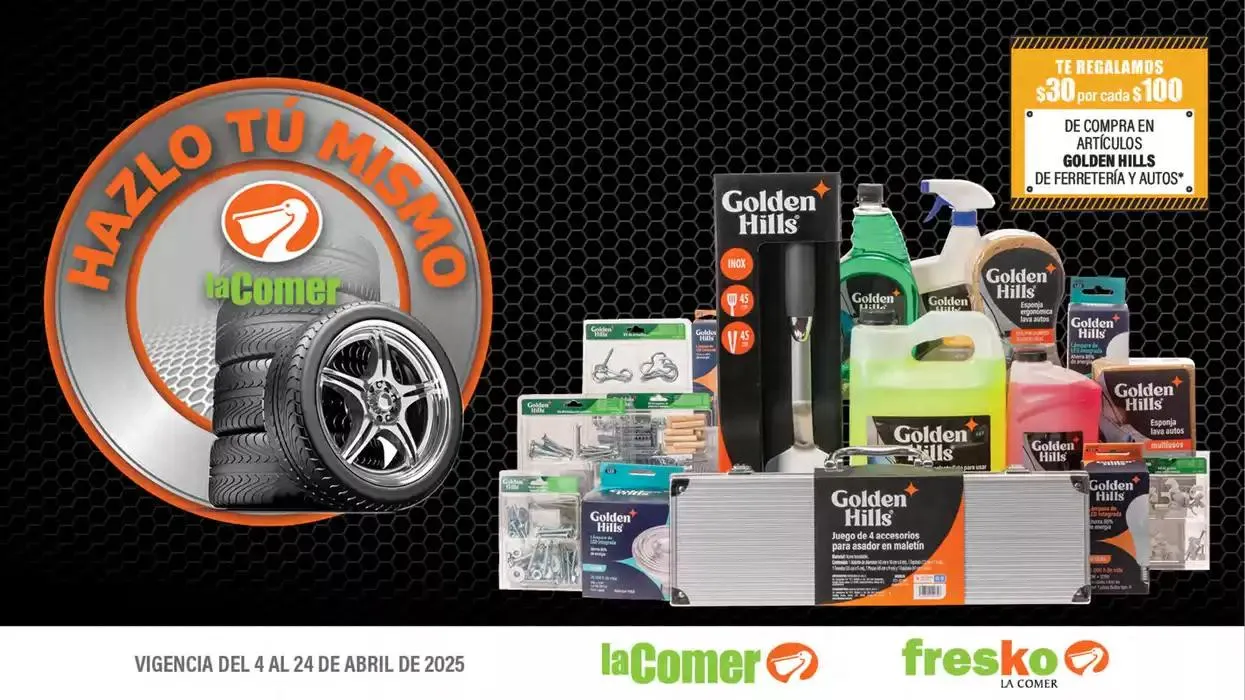 Catálogo de HAZLO TU MISMO, LA COMER 4 de abril al 24 de abril 2025 - Pagina 1