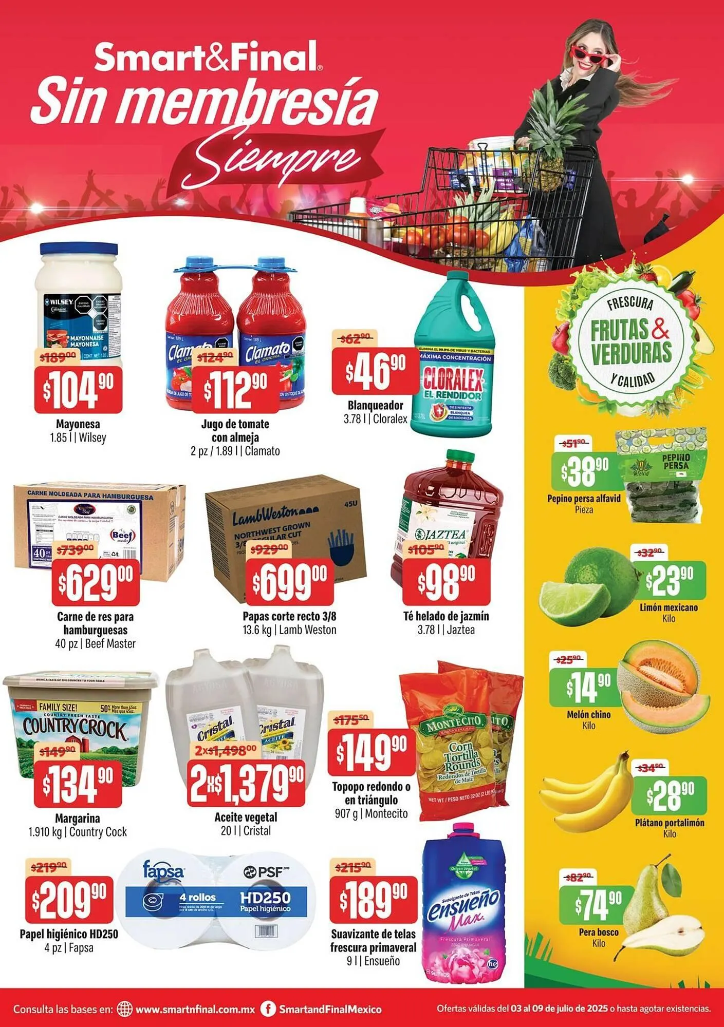 Catálogo de Catálogo Smart & Final 3 de julio al 9 de julio 2025 - Pagina 1