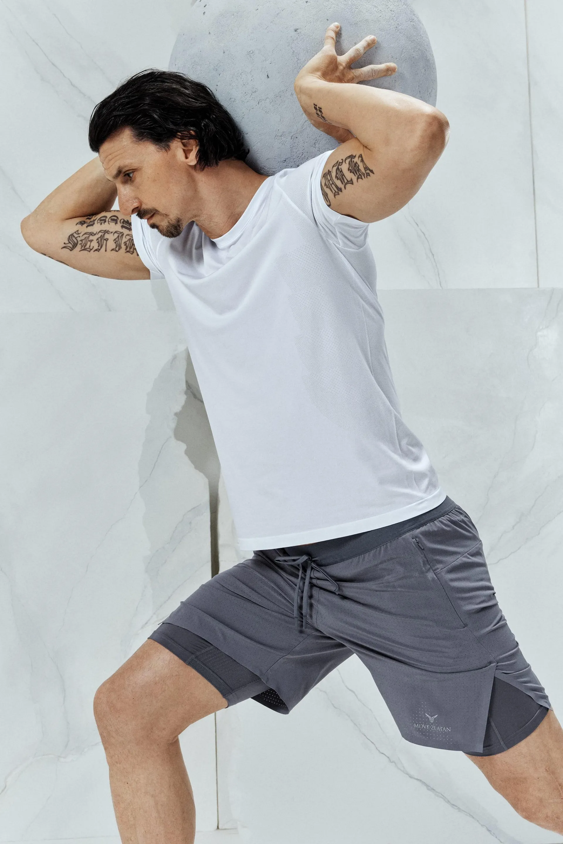 Shorts deportivos de doble capa con DryMove™