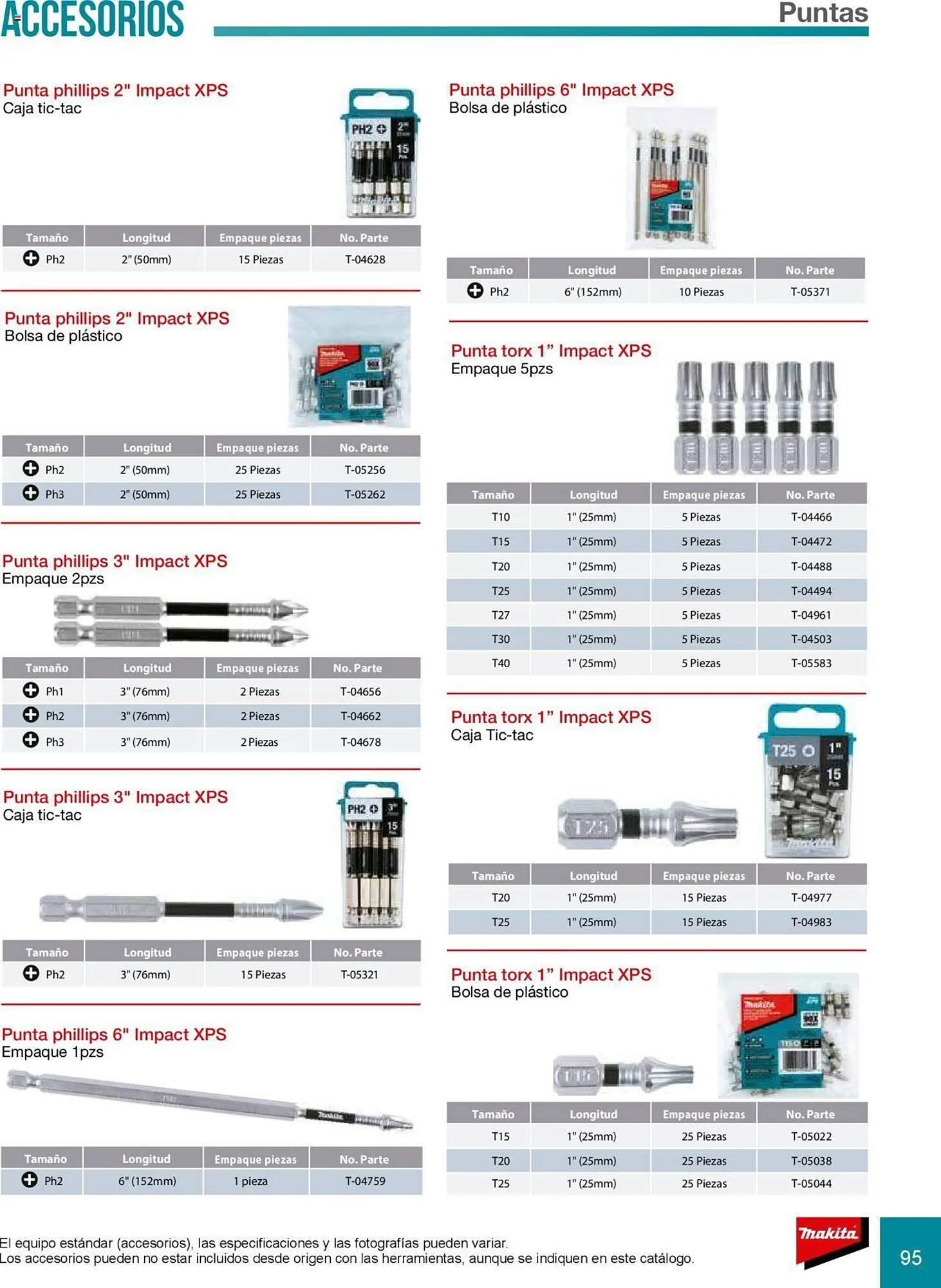 Catálogo de Catálogo Makita 8 de julio al 31 de diciembre 2025 - Pagina 95